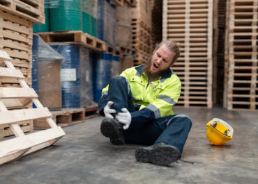 knee or ankle injury in a Kentucky plant or warehouse